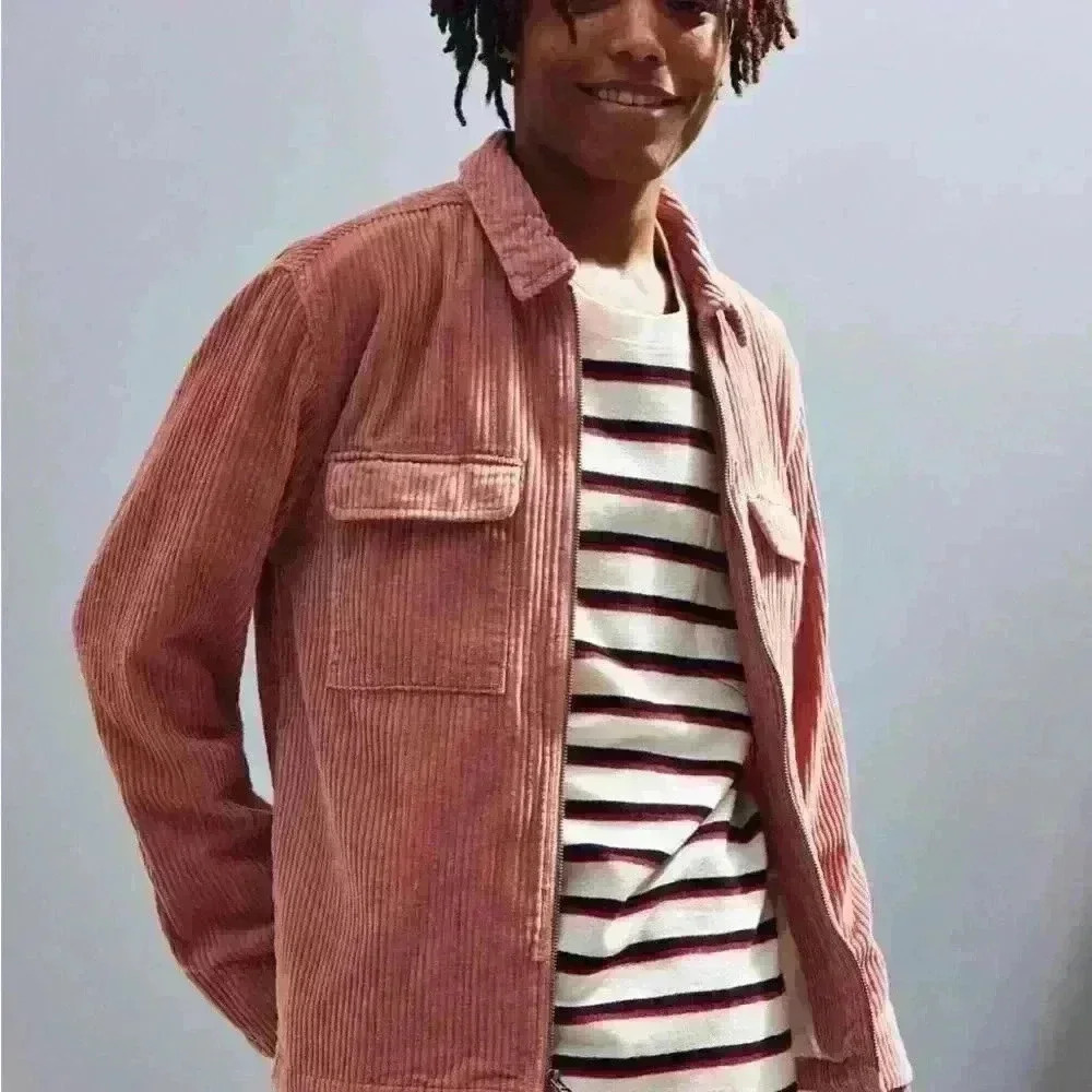 Urban Outfitters Ryder Corduroy Zip Up Cotton Shirt Jacket Size XS - Picture 4 of 14